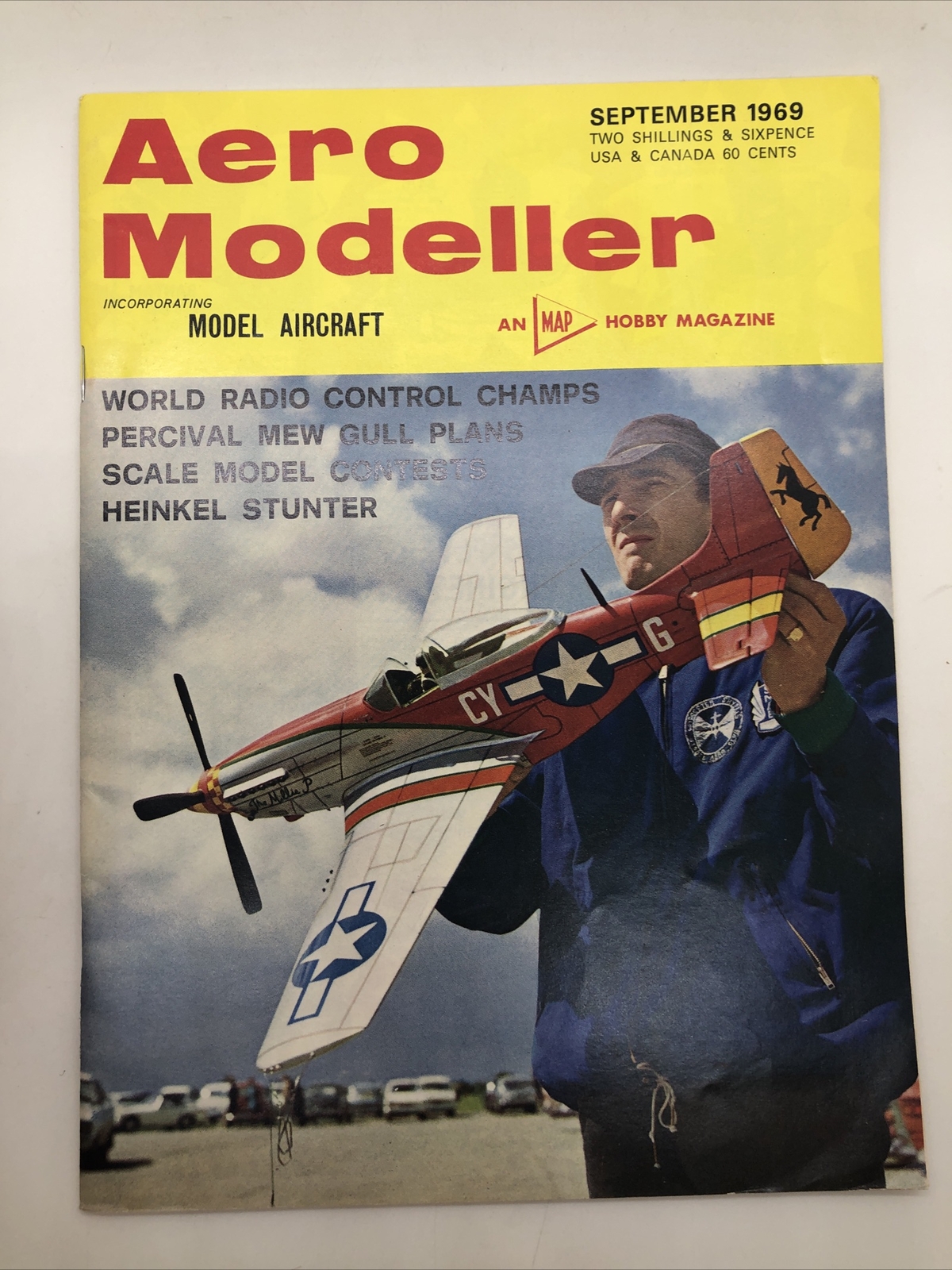 AEROMODELLER  Magazine September 1969 Handley Page 115: F/F catapult glider