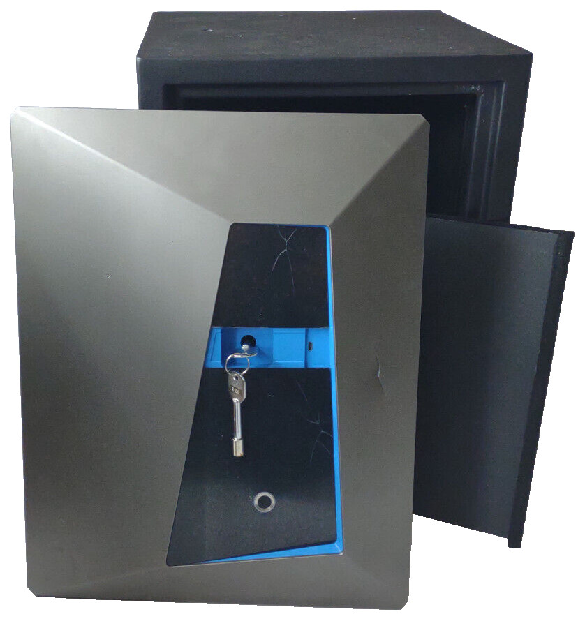 Biometric Safe Fireproof Box Fingerprint Touch Screen Keyboard *DAMAGED*