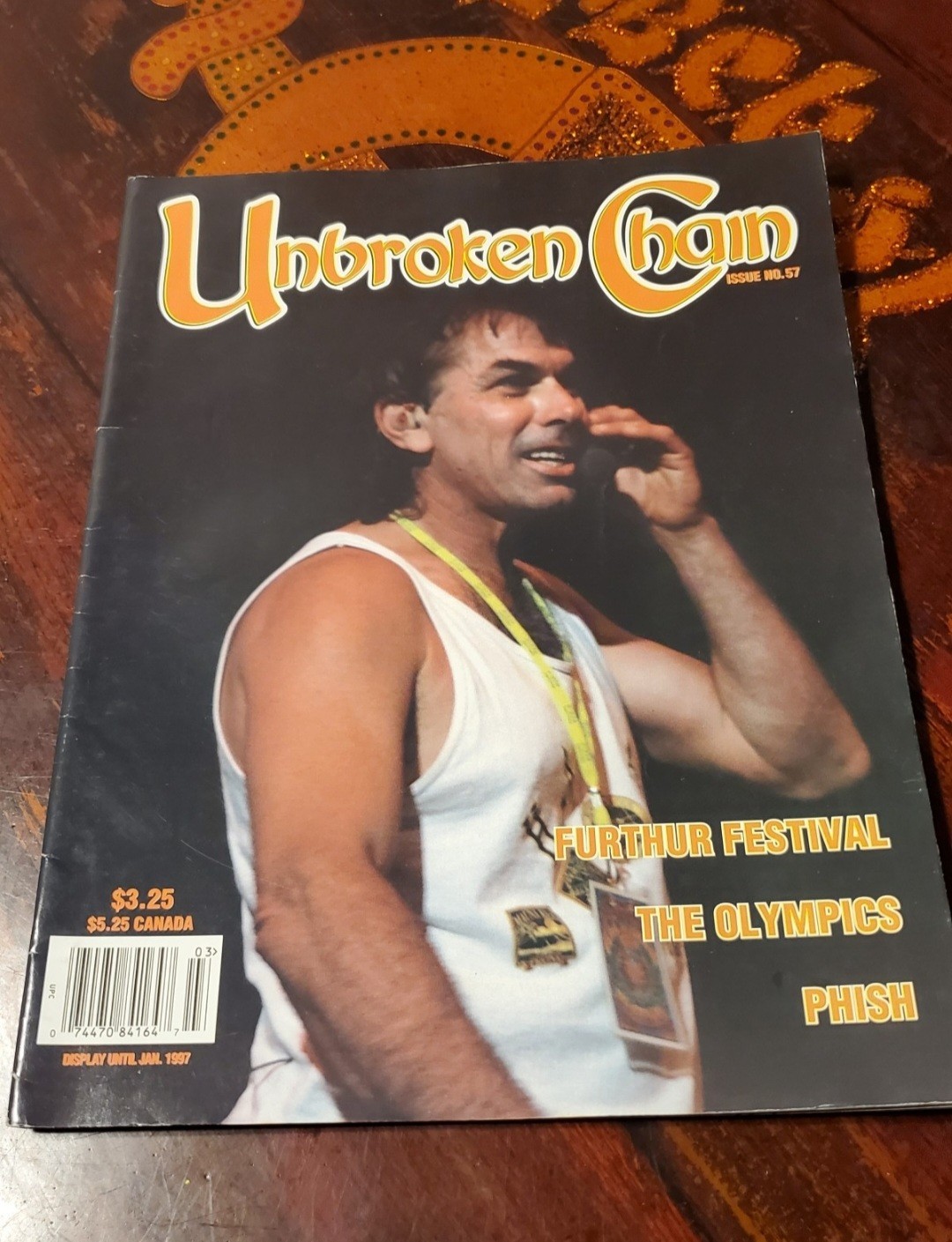 Unbroken Chain Mickey Hart on cover Grateful Dead Magazine Issue No 57 1996