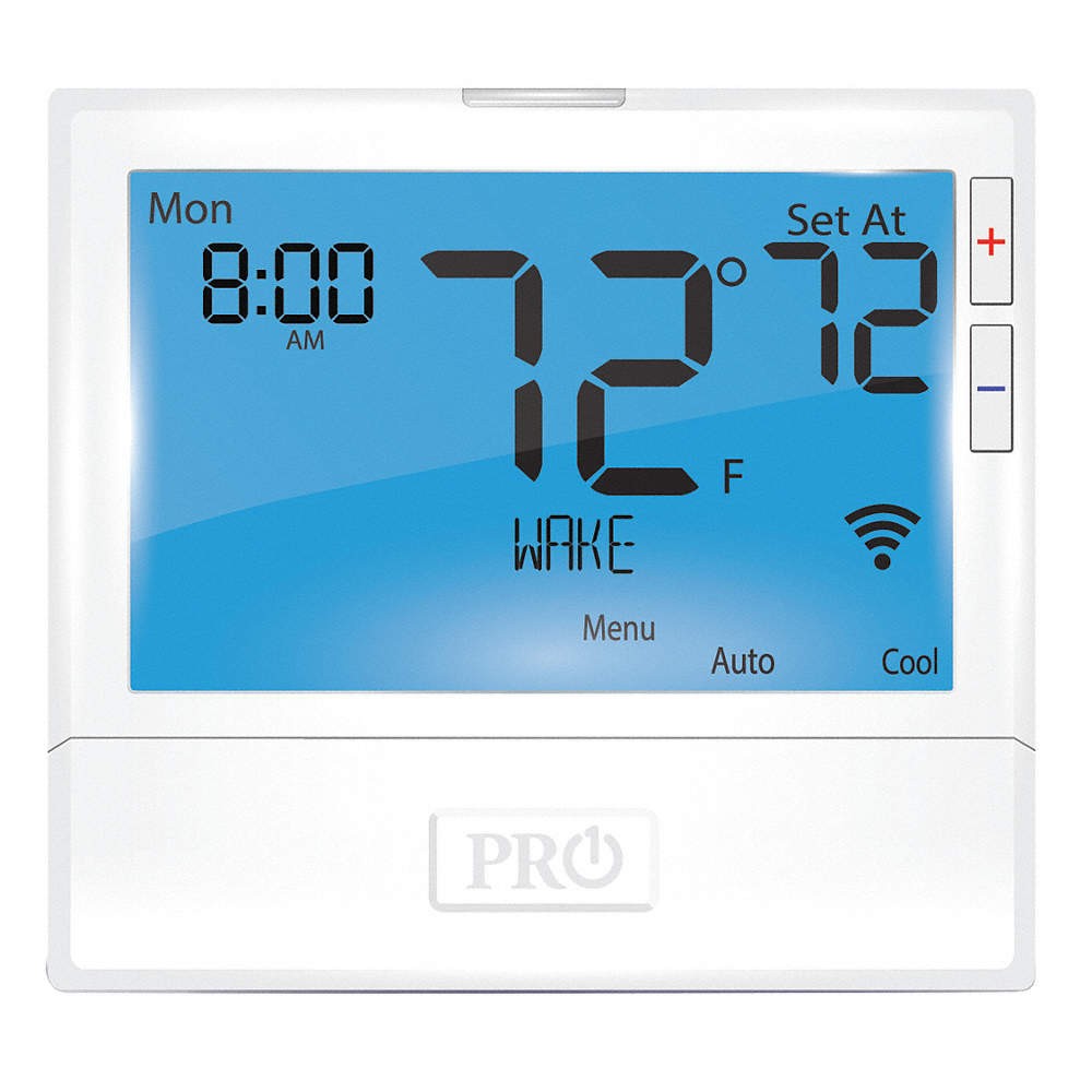 PRO1 IAQ  Wireless Low Volt Tstat,H/C,90/44F,Sq 60FD48