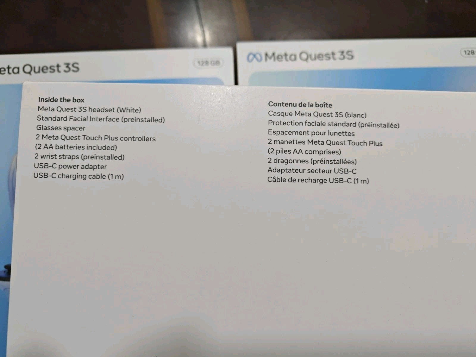 New Sealed - Meta Quest 3S 128 GB VR Headset With Controllers