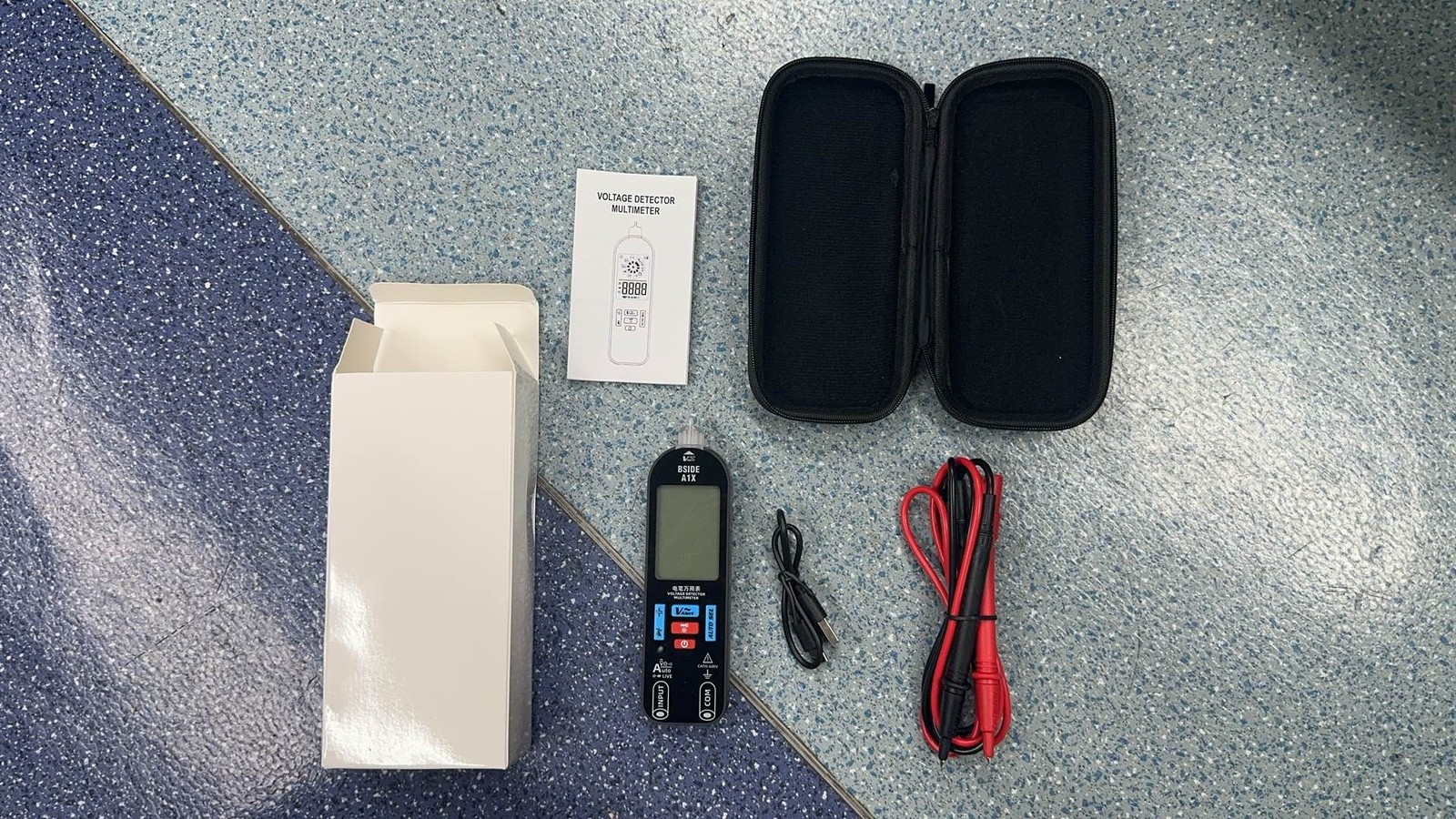 Digital Multimeter Tester Smart Rechargeable Voltmeter AC/DC Voltage Measurement