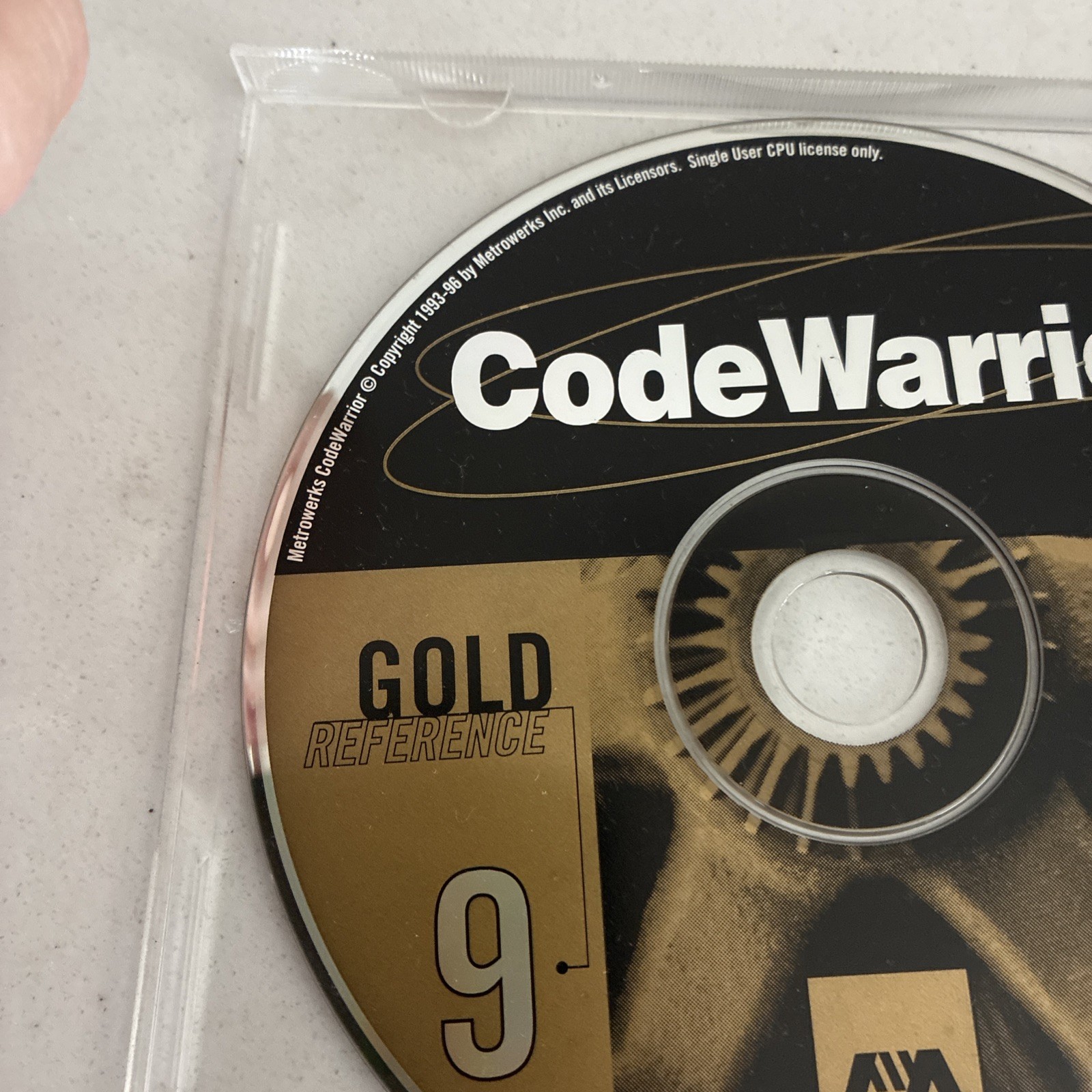 MetroWerks CodeWarrior 9 Gold Tools & Reference CDs, 1996, for Mac OS, No Key