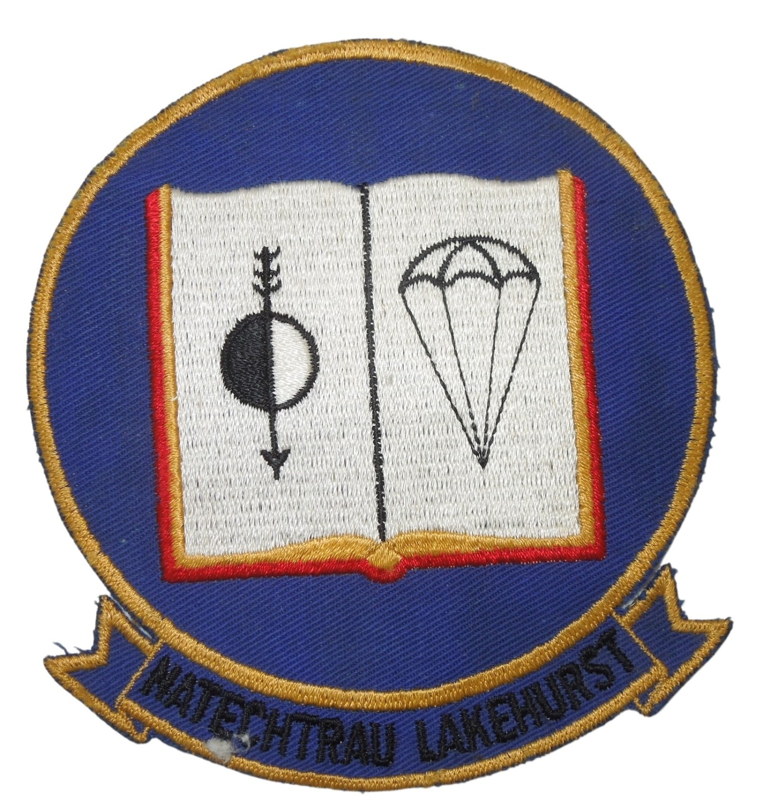 Orig Vietnam War US Navy Patch NATTU Lakehurst Squadron Naval Air Training B6