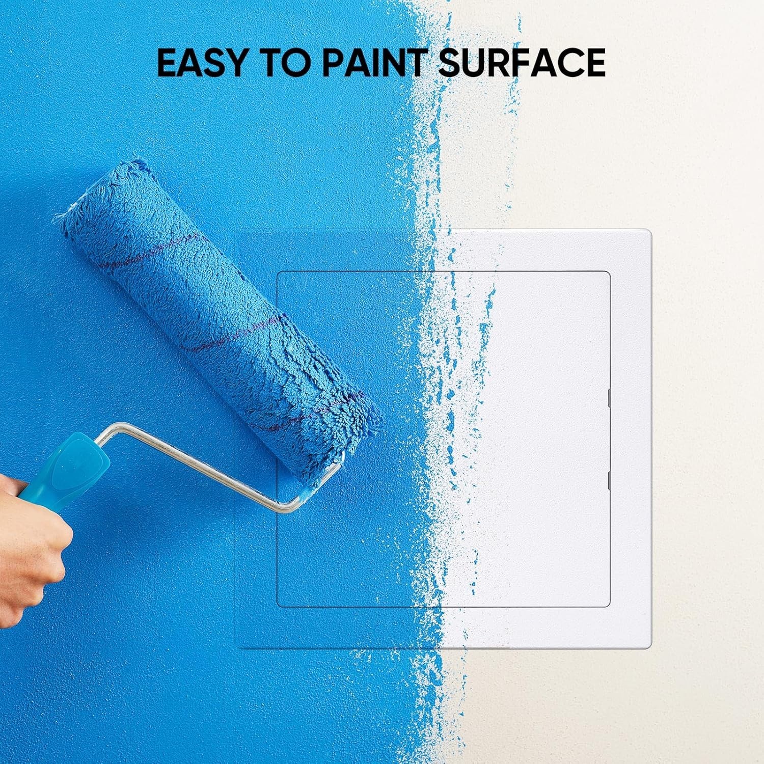 Seamless 14x14 Inch Drywall Access Panel with Discreet Notches - DIY Friendly