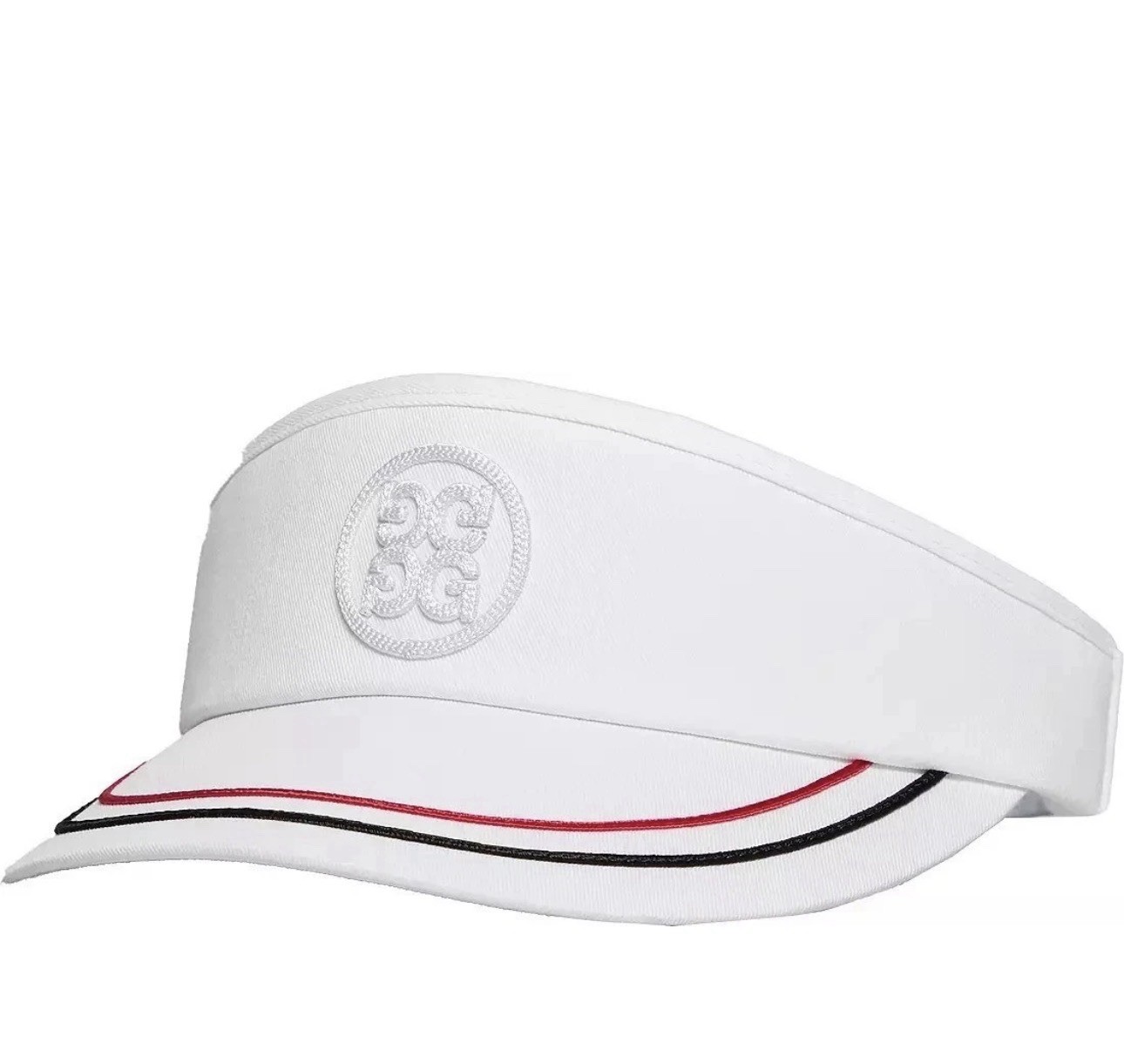 G/FORE Adult ChainStitch Circle G's Soutache Twill Golf Visor O/S Adjustable