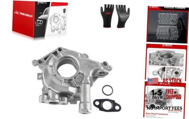 Engine Oil Pump with Accessories Compatible with Infiniti 2003-2008 FX35,2003