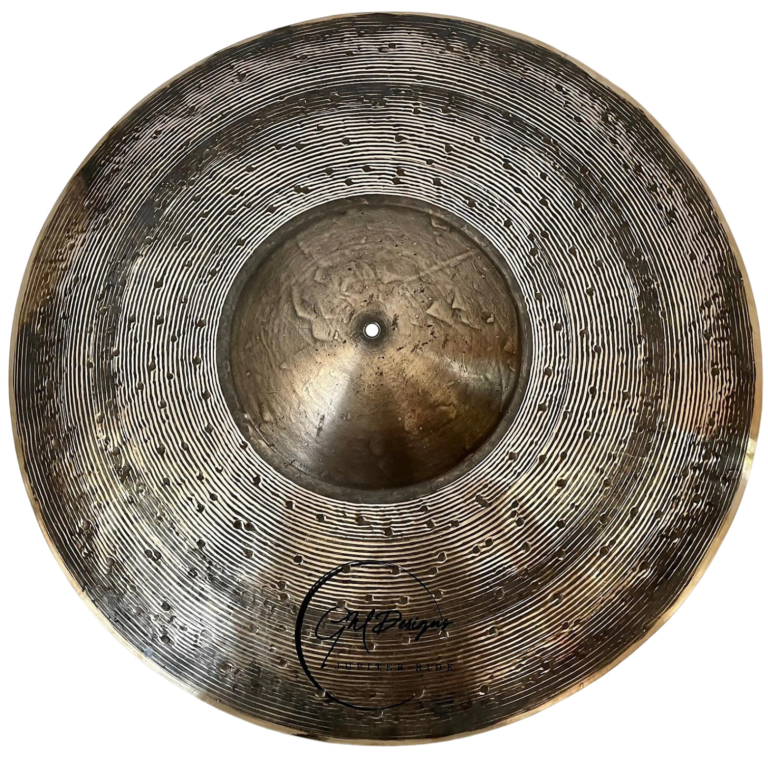 22" GM Designs Jupiter Ride - Extra Heavy w/ the First 10" Bell on a Cymbal!