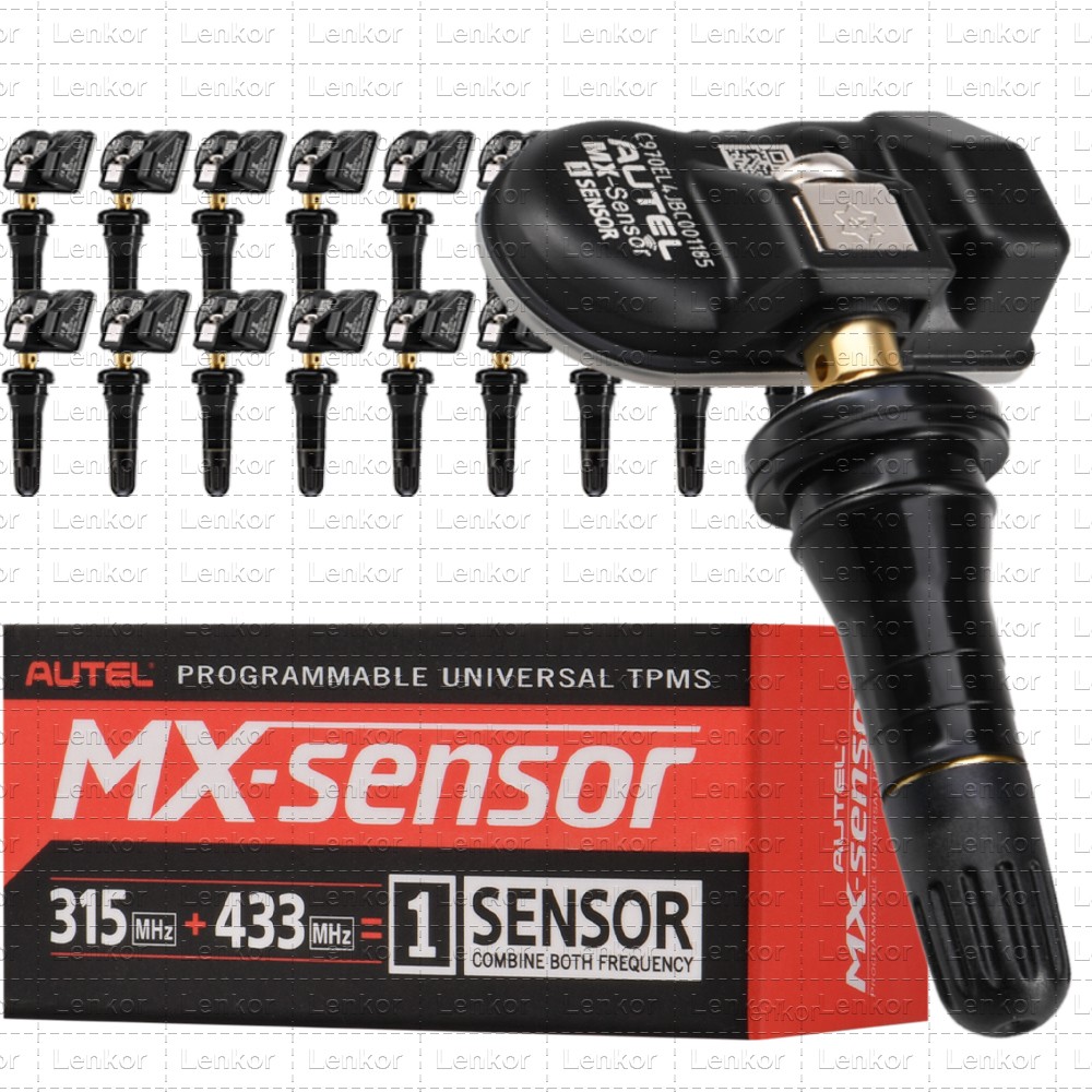 Autel TPMS Sensor MX-Sensor 315MHz & 433MHz Programmable Universal Rubber Valve
