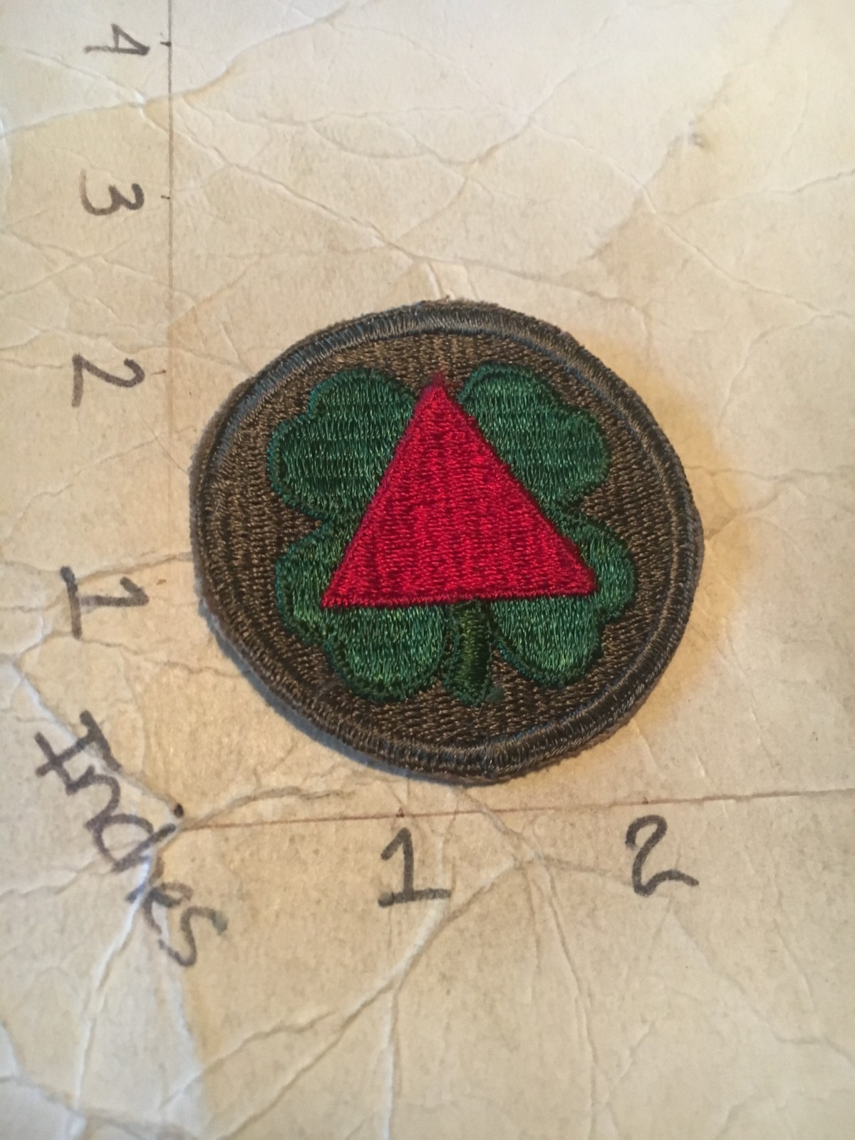 WW2 to Korea era US Army XIII Corps c/e patch 7/21/25 no glow