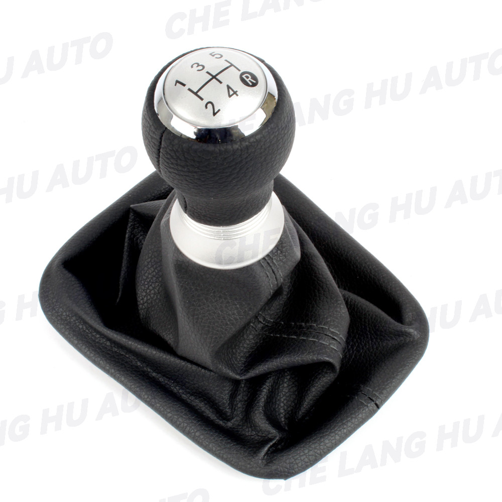 5 Speed MT Gear Shift Knob With PU Gaiter Boot For TOYOTA Corolla 2007 - 2013