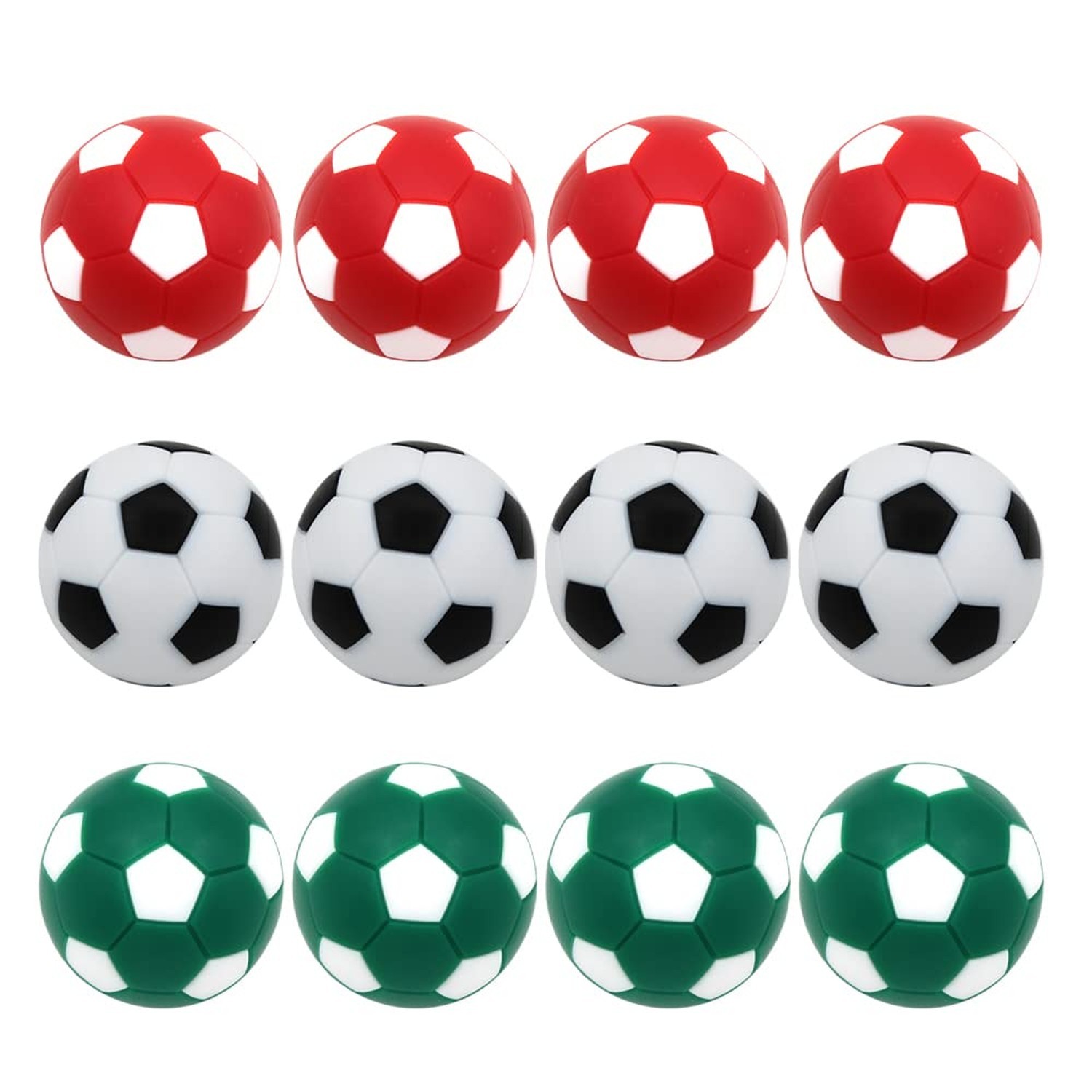 Foosball Balls Foose Balls Table Football Soccer Replacement Multicolor Offic...