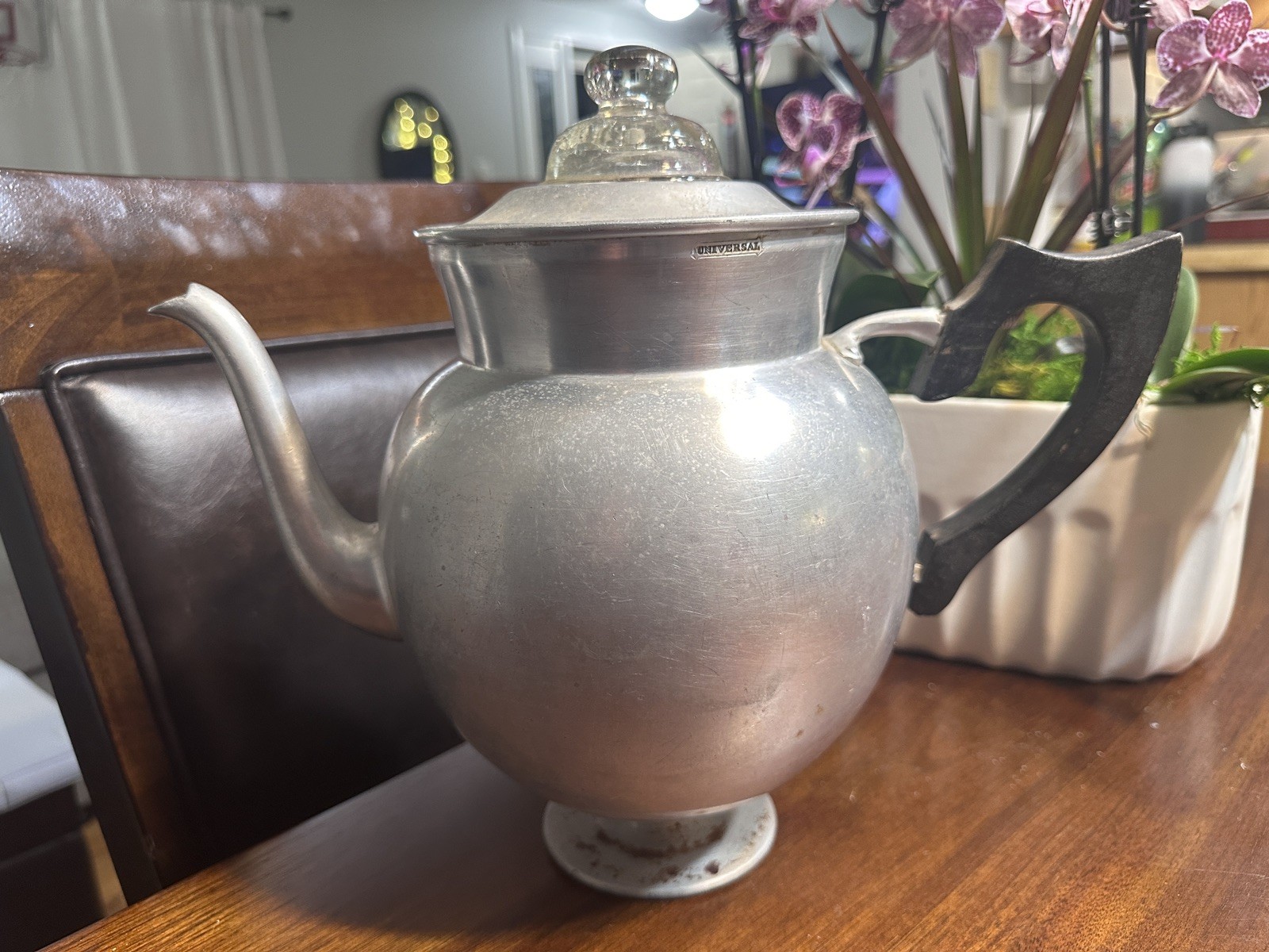 Landers Frary & Clark Universal No 417 Coffee Percolator aluminum pot