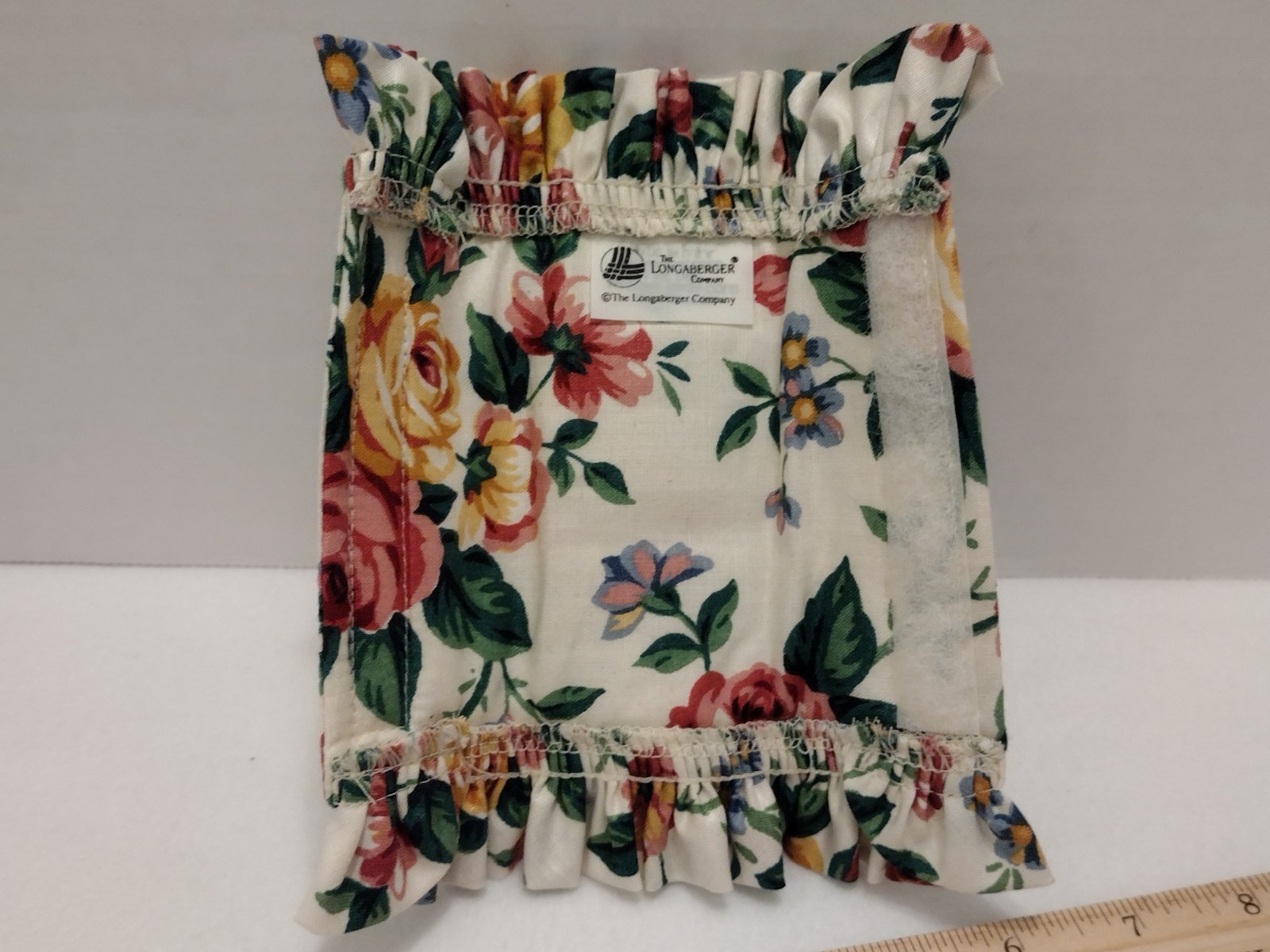 LONGABERGER Basket Handle Gripper - Garden Splendor - Hook and Loop Closure