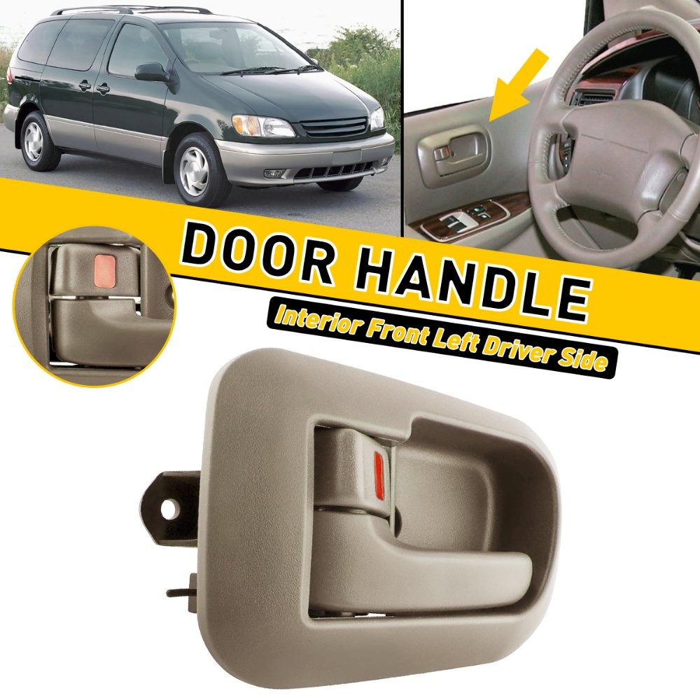 Door Handle Beige Interior Inside Front Left LH Driver Side for 98-03 Sienna