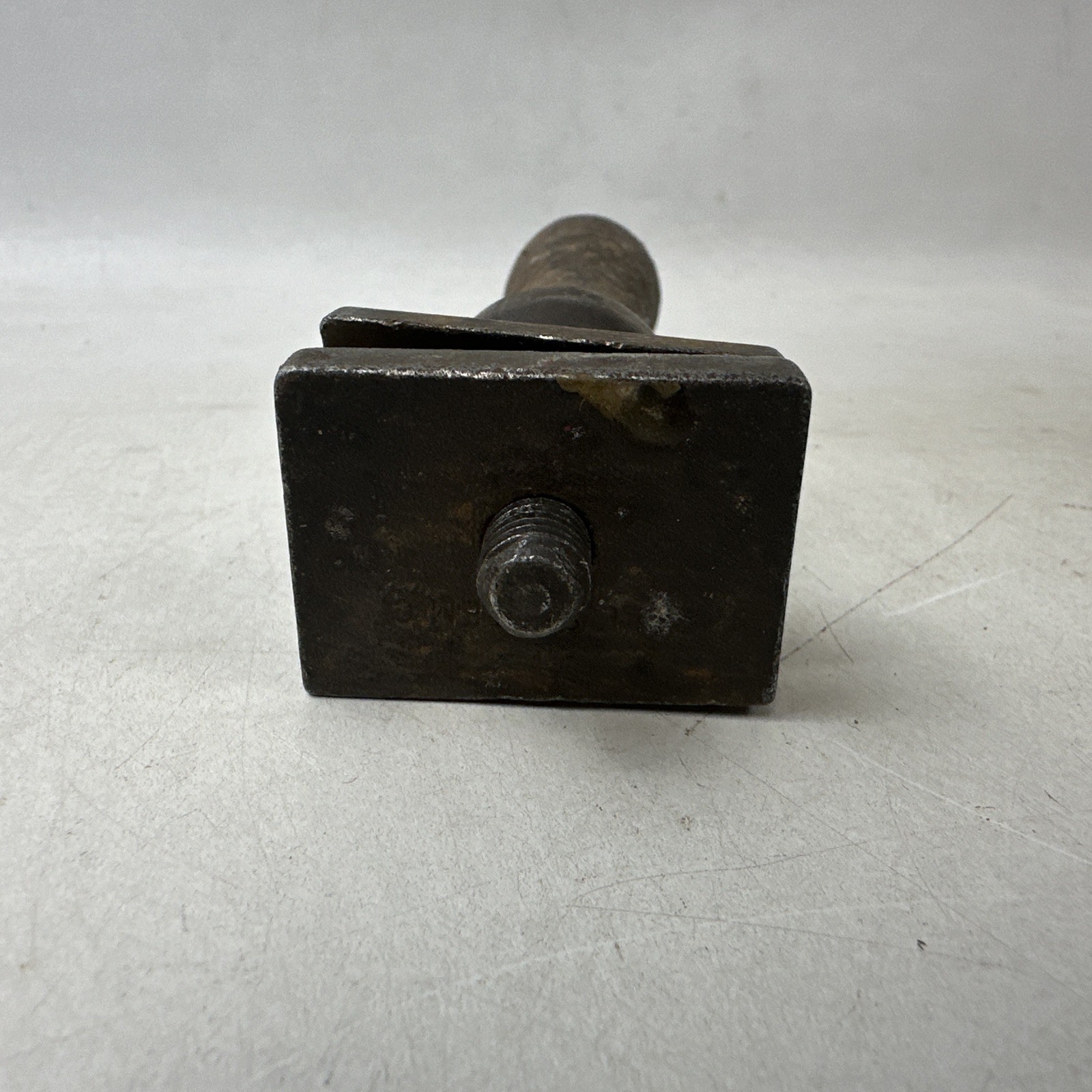 Vintage Bell System D Cable Vise Wooden Handle Tool