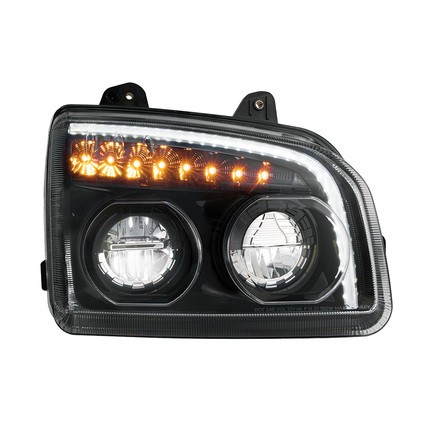 United Pacific 32867 High Power "Blackout" Led Headlight With Led Turn Signal An