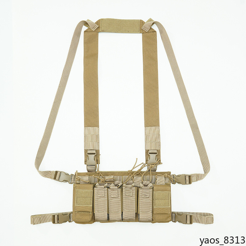 D-5 Tactical Vest Chest Rig Outdoor Multi Lightweight Expandable