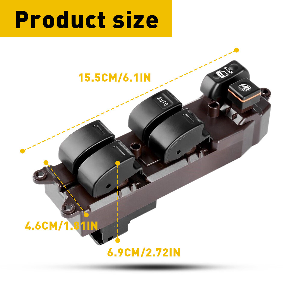 Electric Power Window Master Control Switch For 2003-2008 Toyota Corolla Matrix