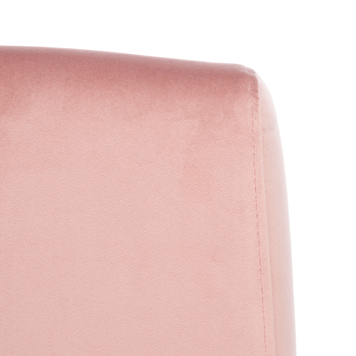 SAFAVIEH Romilly Velvet Accent Chair | Dusty Rose / Gold |
