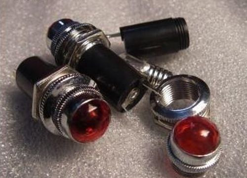 6, RED JEWEL 110V PILOT LIGHTS LAMPS INDICATOR,THR110