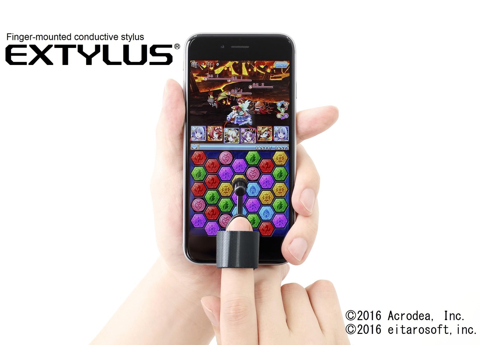 Finger-Mounted Conductive Stylus EXTYLUS for Touch Screen Smartphone,Tablets...