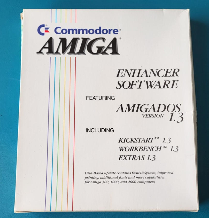 Commodore Amiga Enhancer Software AmigaDOS 1.3 Kickstart Workbench Extras