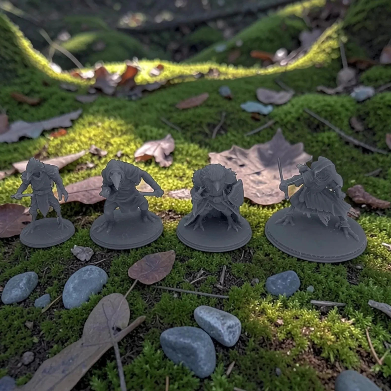TTRPG Tabletop Kenku Humanoid Miniatures Roleplaying Pathfinder