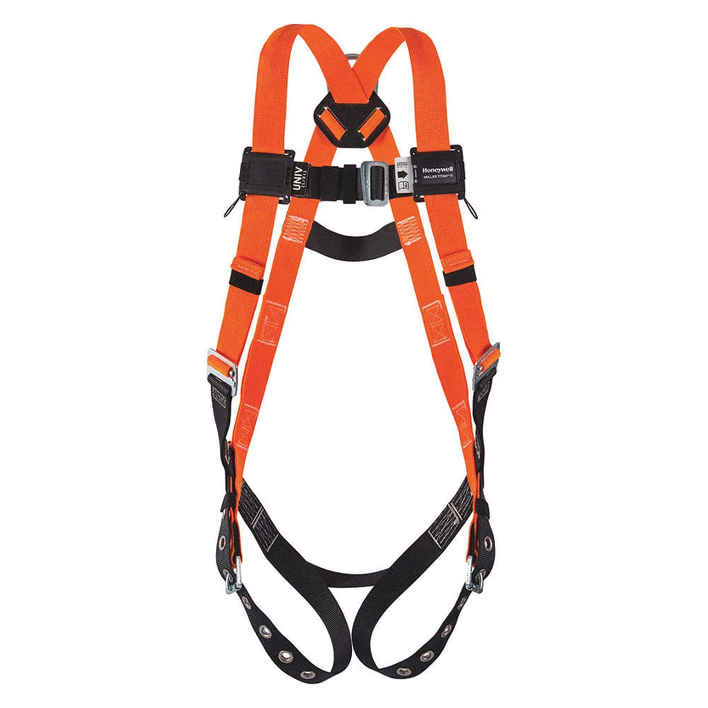 HONEYWELL MILLER T4500/UAK Full Body Harness,Titan II,L/XL 49XM19