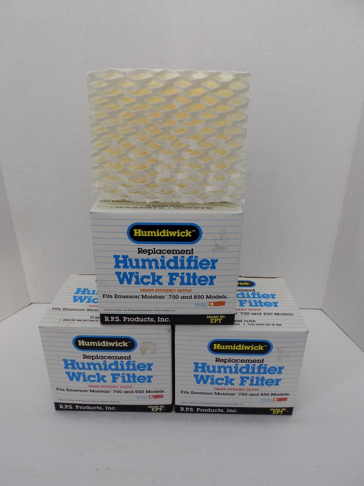 LOT OF 3 NEW HUMIDIWICK EPT Replacement Humidifier Filters for Emerson MOISTAIR