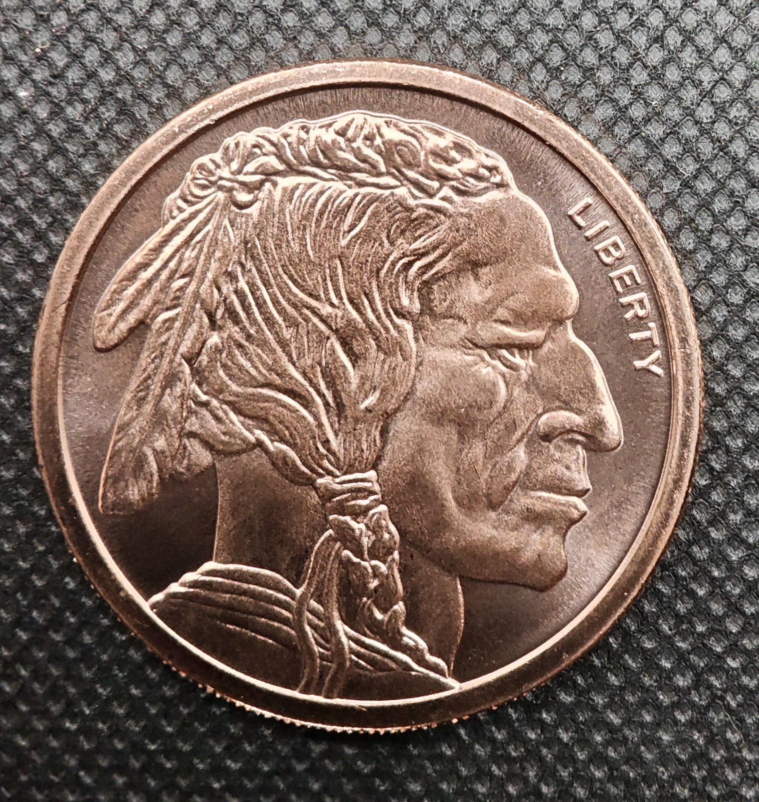 1 oz. Golden State Mint Copper Round Buffalo .999 Fine