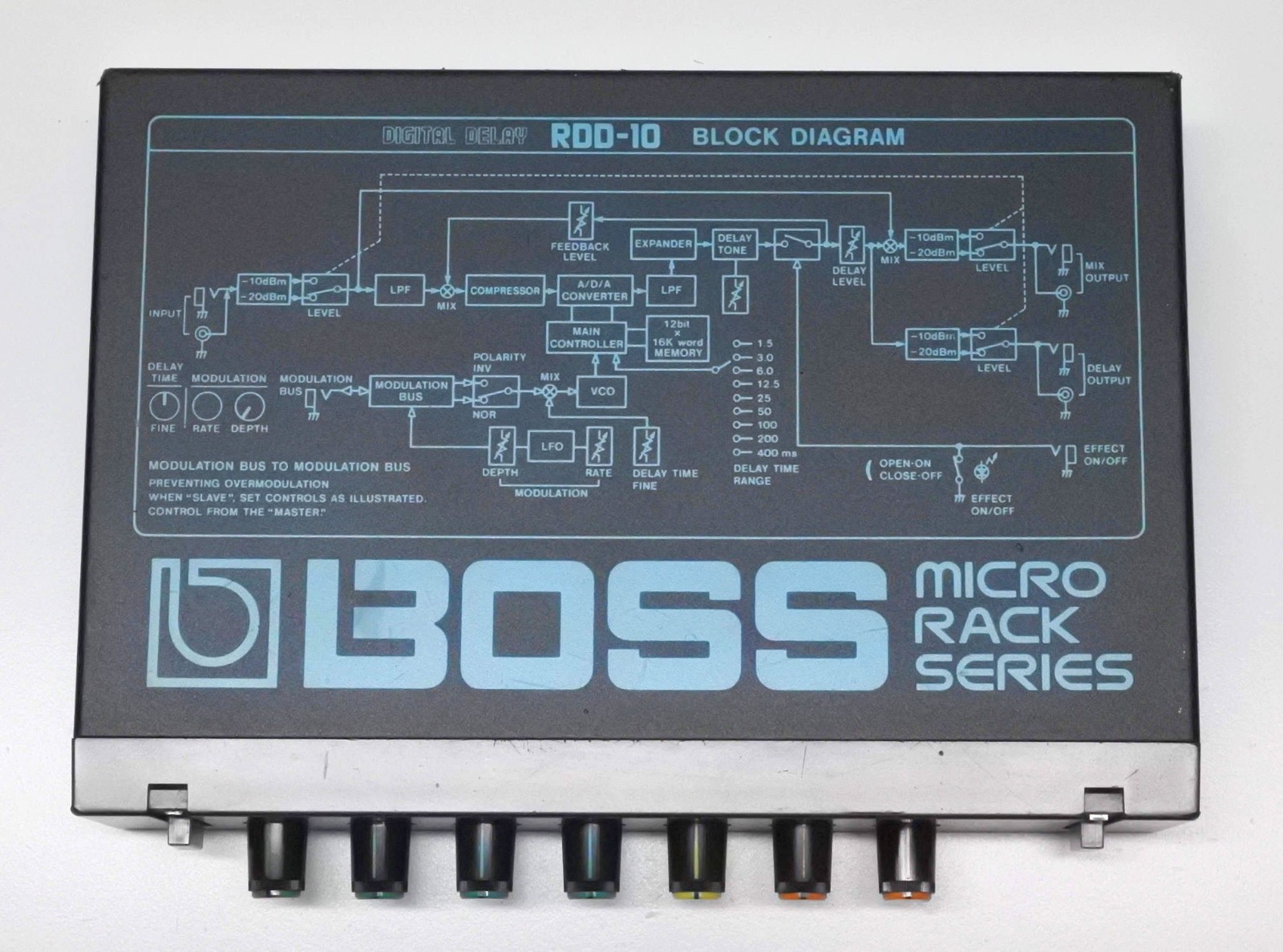 BOSS RDD-10 Digital Delay Micro Rack Guitar Effects Unit MIJ #57 DHL or EMS