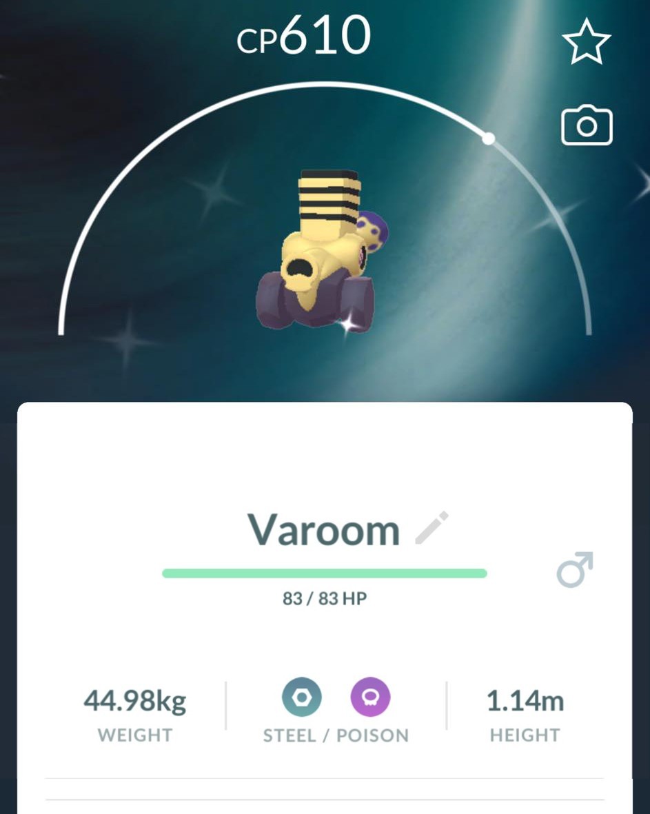 Shiny Varoom - PTCs 0r Trade - Read description