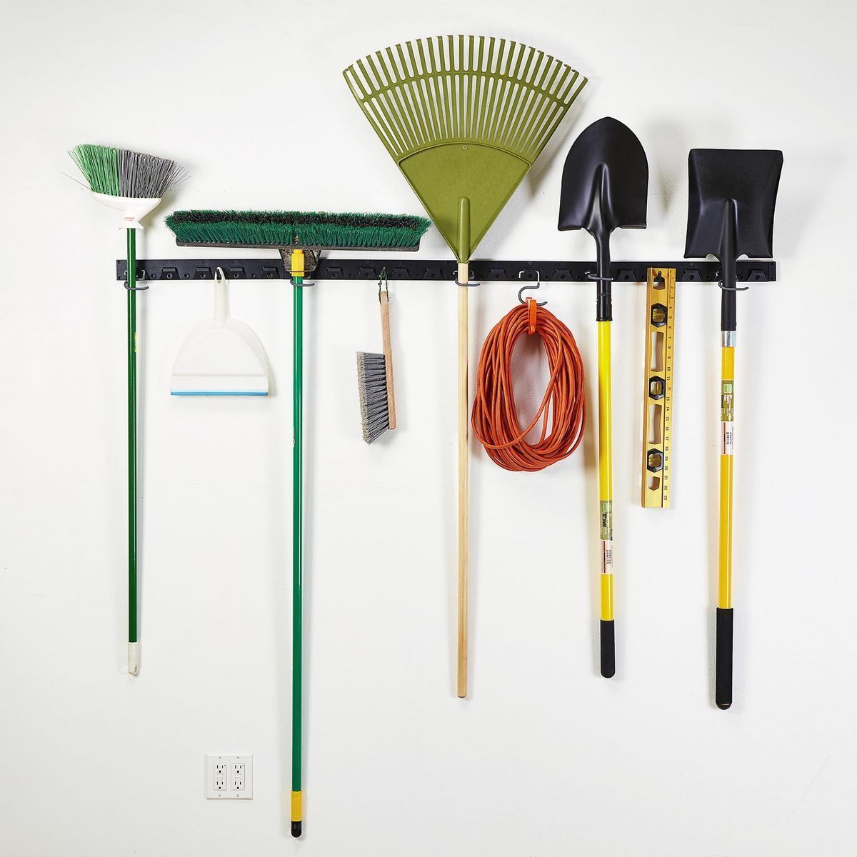 65 in Wall Mount Tool Organizer Multi-Purpose Garage Storage Rack Heavy Duty
