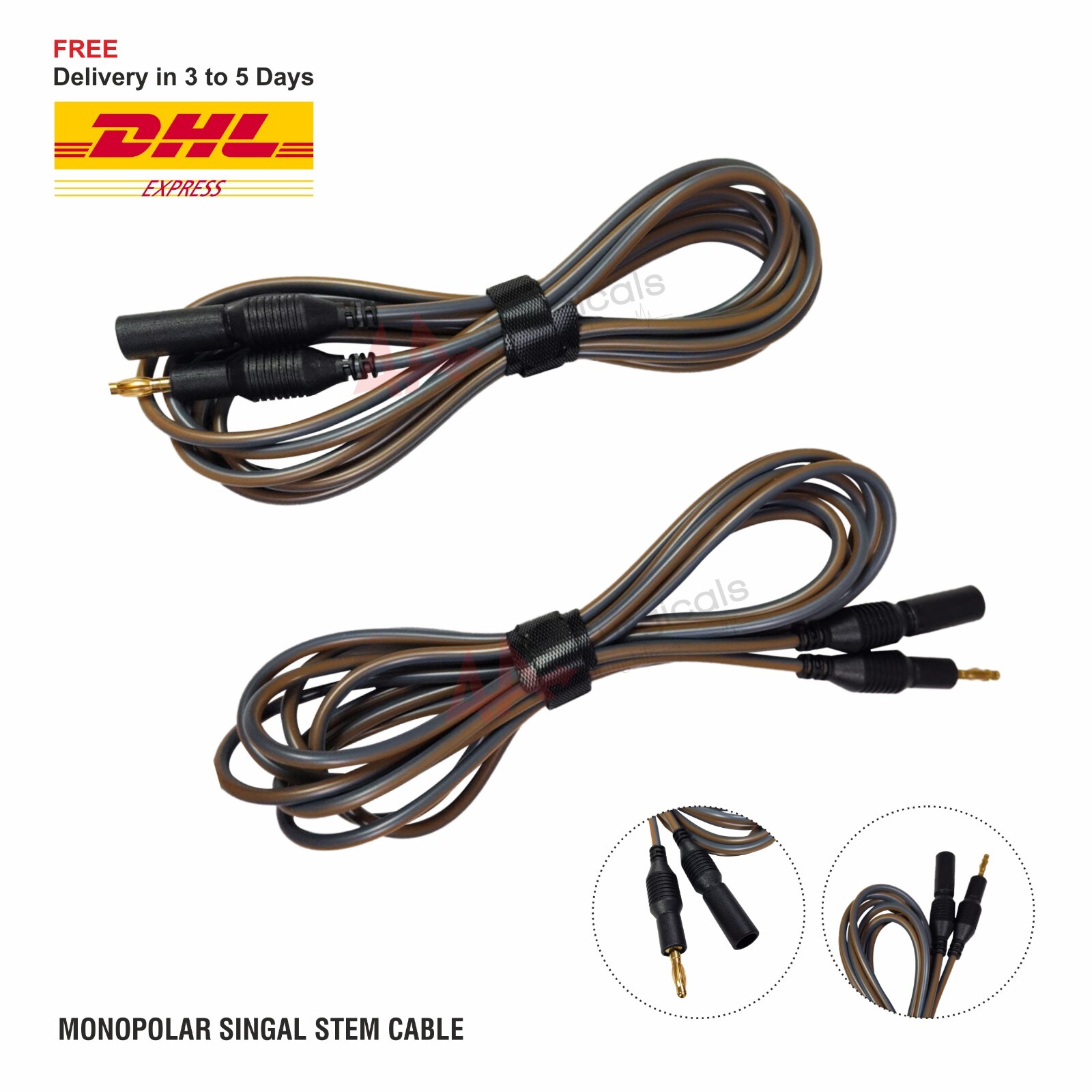 4A MONOPOLAR  CABLE SINGLE STEM SET OF 2