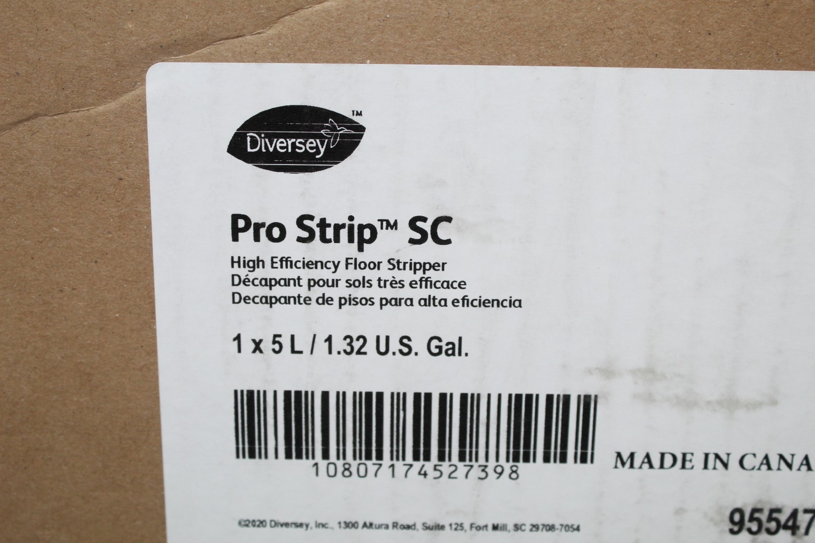 Diversey Pro Strip SC High Efficiency Floor Stripper 1 .32 Gal