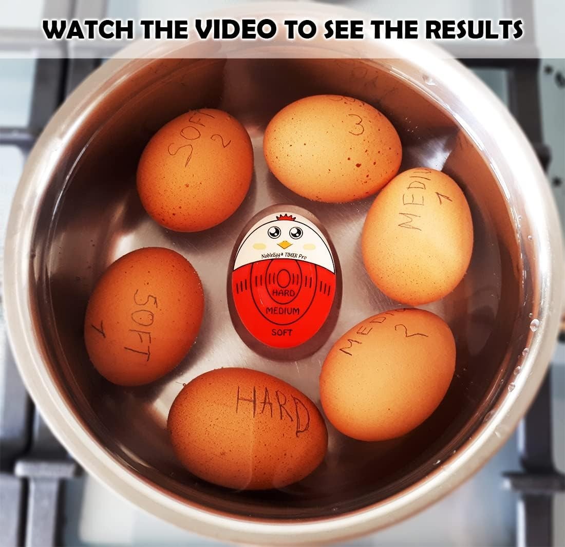 Egg Timer Pro Boiling Egg Timer Color Changing Soft Hard Boiled No BPA Certified