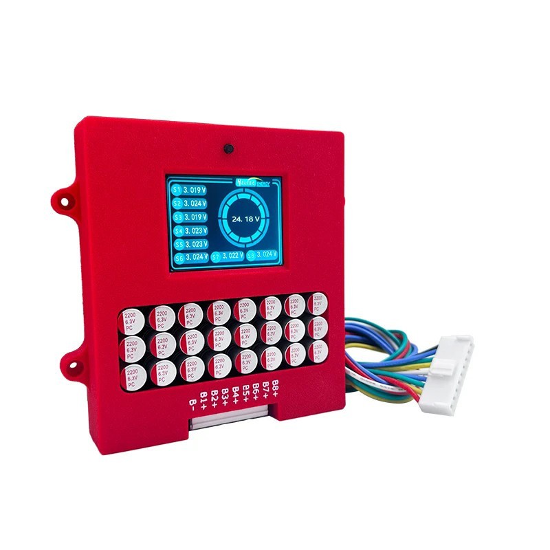 4S 5A Active Balancer LiFePo4 Li-ion Battery Pack Equalizer with Voltage display