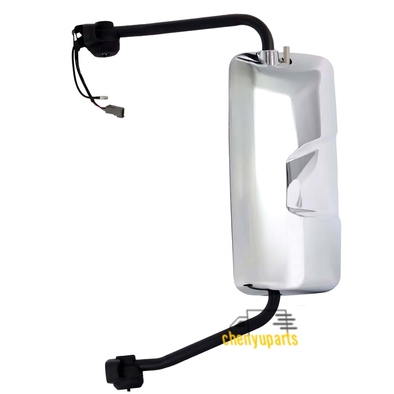 Chrome Power Heated Door Mirror W/ Arm for Mack Anthem Driver Left Side