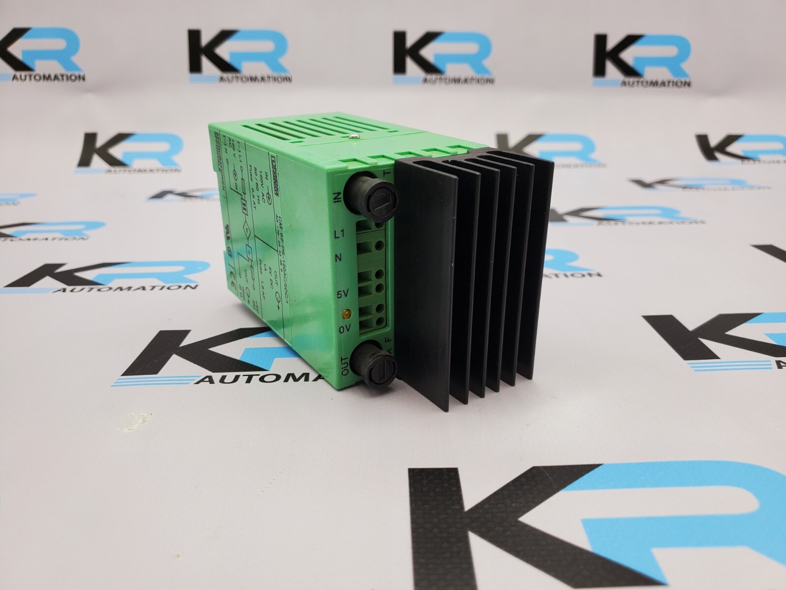 *LOT OF THREE* Phoenix Contact CM 62-PS-120AC/5DC/1 Power Supply Unit Din Rail
