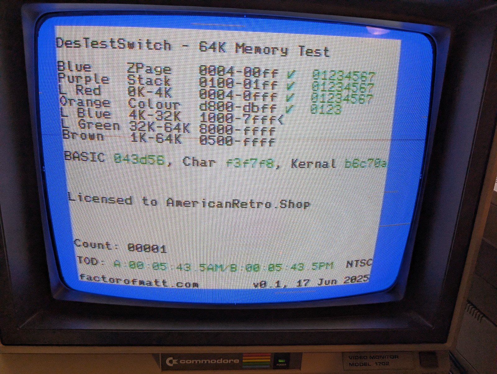 Commodore C64 - Refurbished and fully tested with power supply - great condition