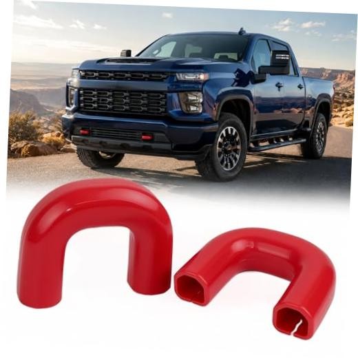 Front Tow Hook Covers Compatible with 2020-2026 Silverado 2500 HD / 3500 HD,