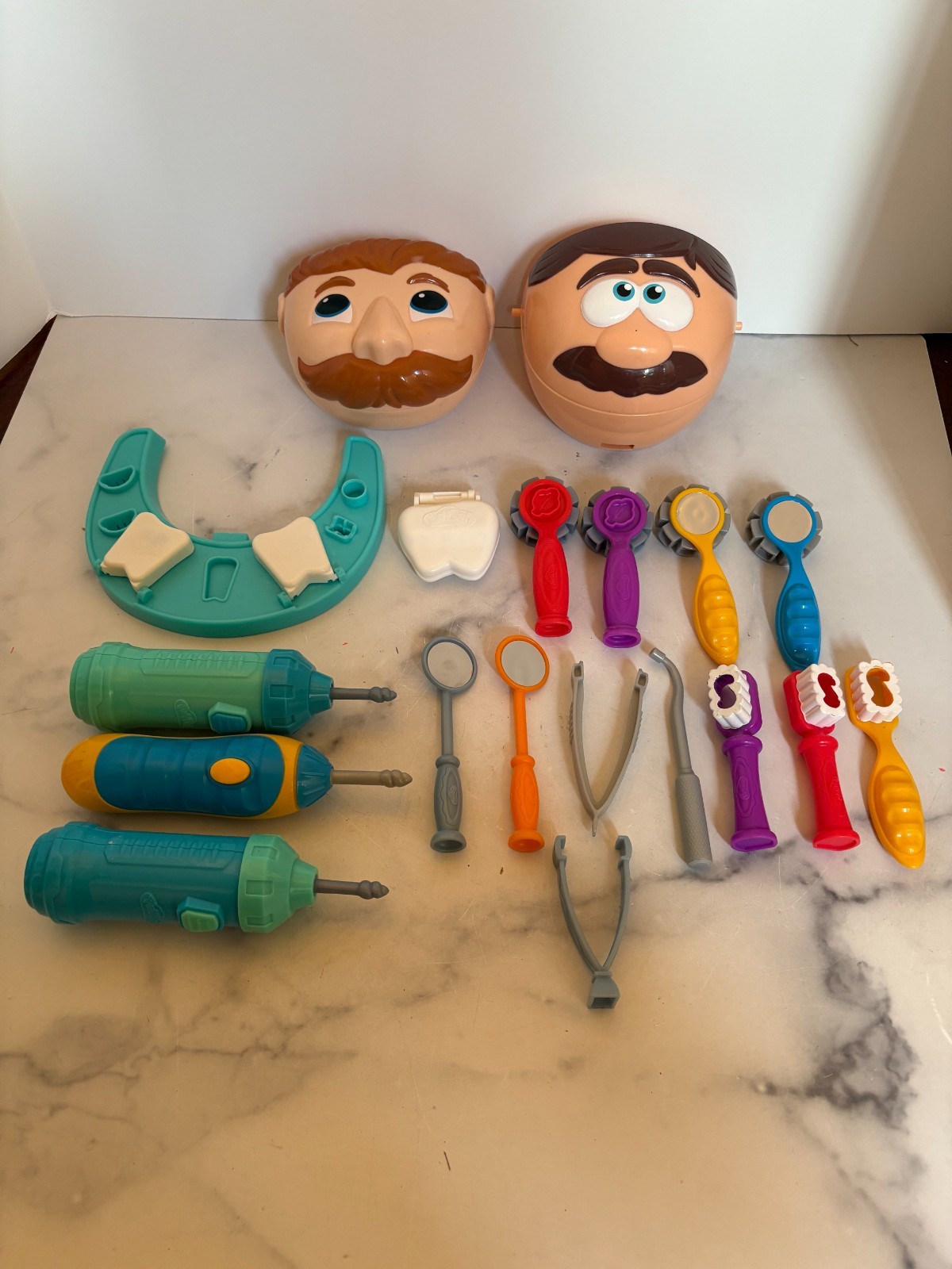Play Doh Doctor Drill & Fill Dentist REPLACEMENT parts & Pieces Various Years