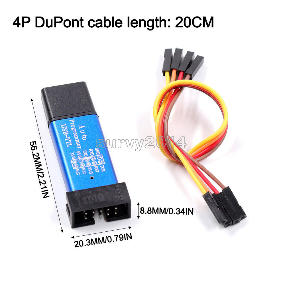 USB to TTL STC Auto Download Programming Microcontroller Programmer 3.3/5V