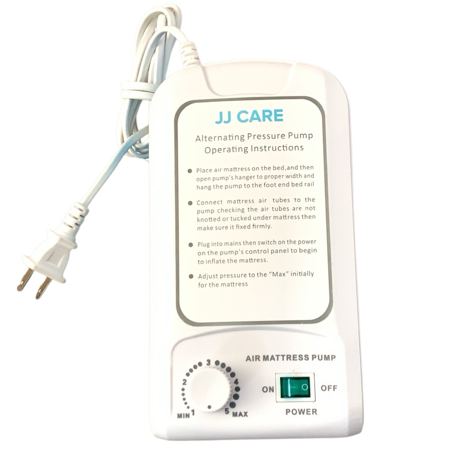 Air Mattress Pump JJ Care Alternating Pressure Air Mattress Pump