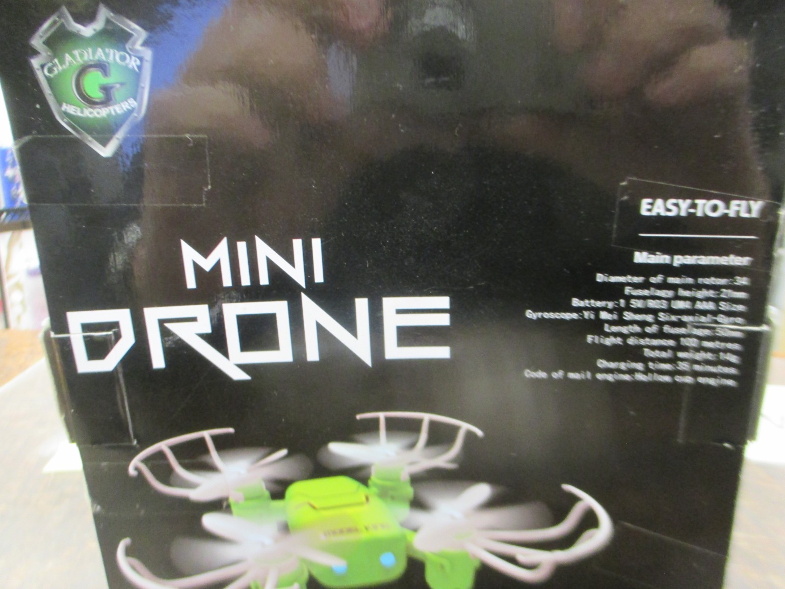Gladiator Helicopters 2.4Ghz 4CH 6-Axis RC Mini Drone w/ 3D rollover function