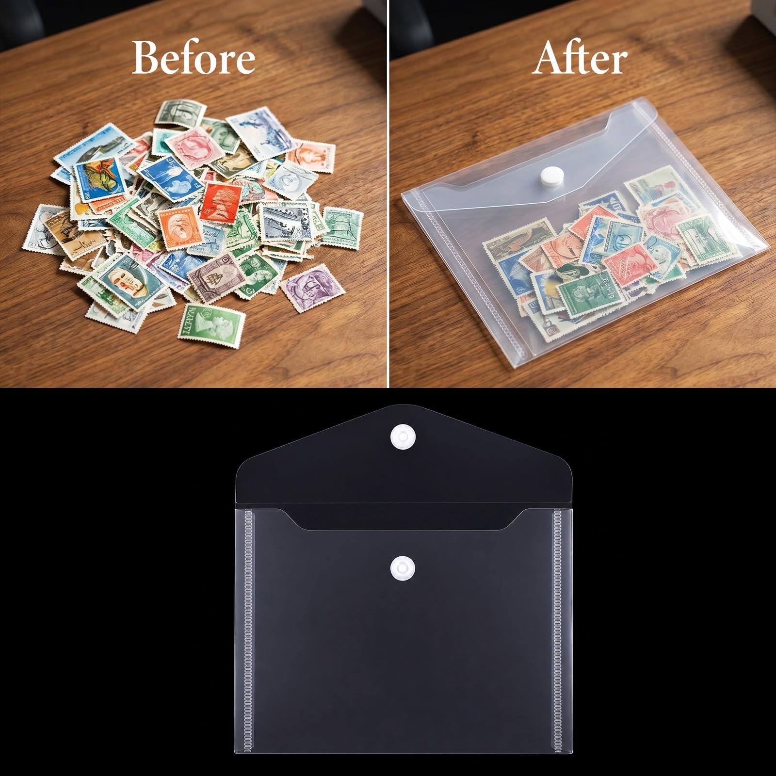 120 Pcs Stamp and Die Storage Pockets