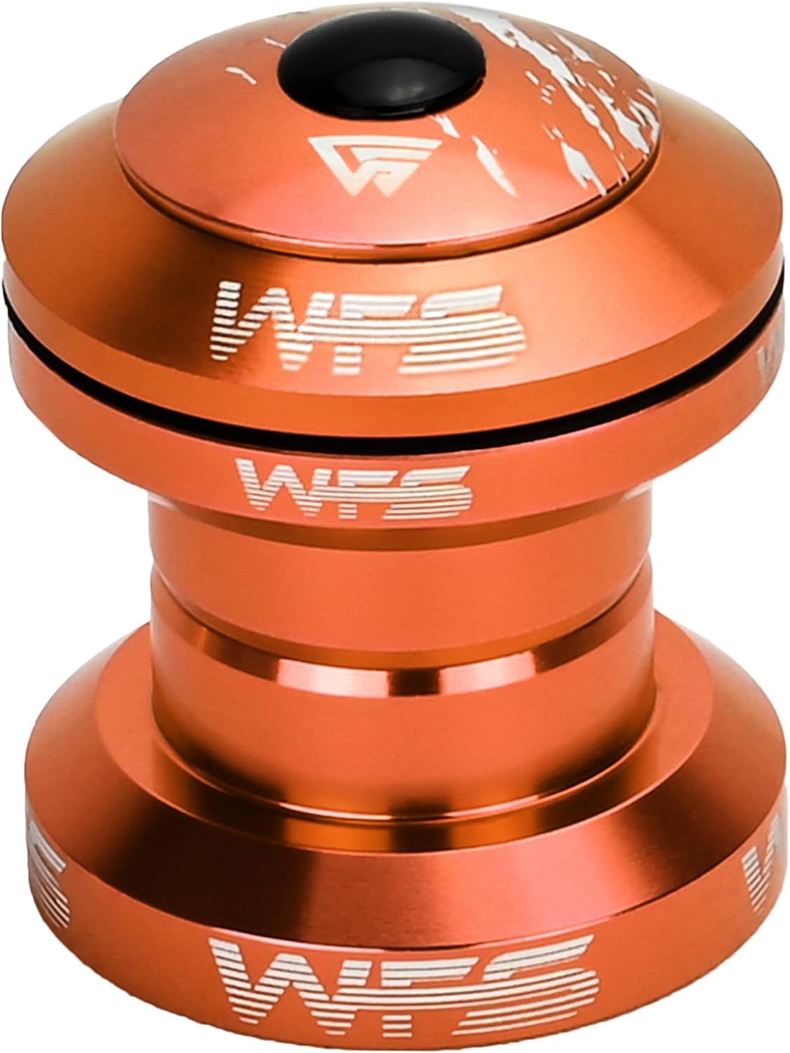 Orange WFS NV.28 1" Threadless Bike Headset CNC Aluminum Sealed Bearing BMX