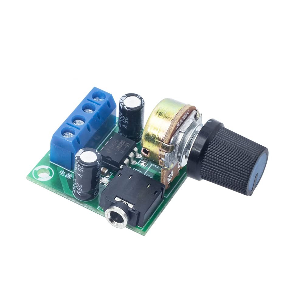 2Pcs LM386 Mini Power Amplifier Board 10W Audio Module DC 3-12V Volume Control