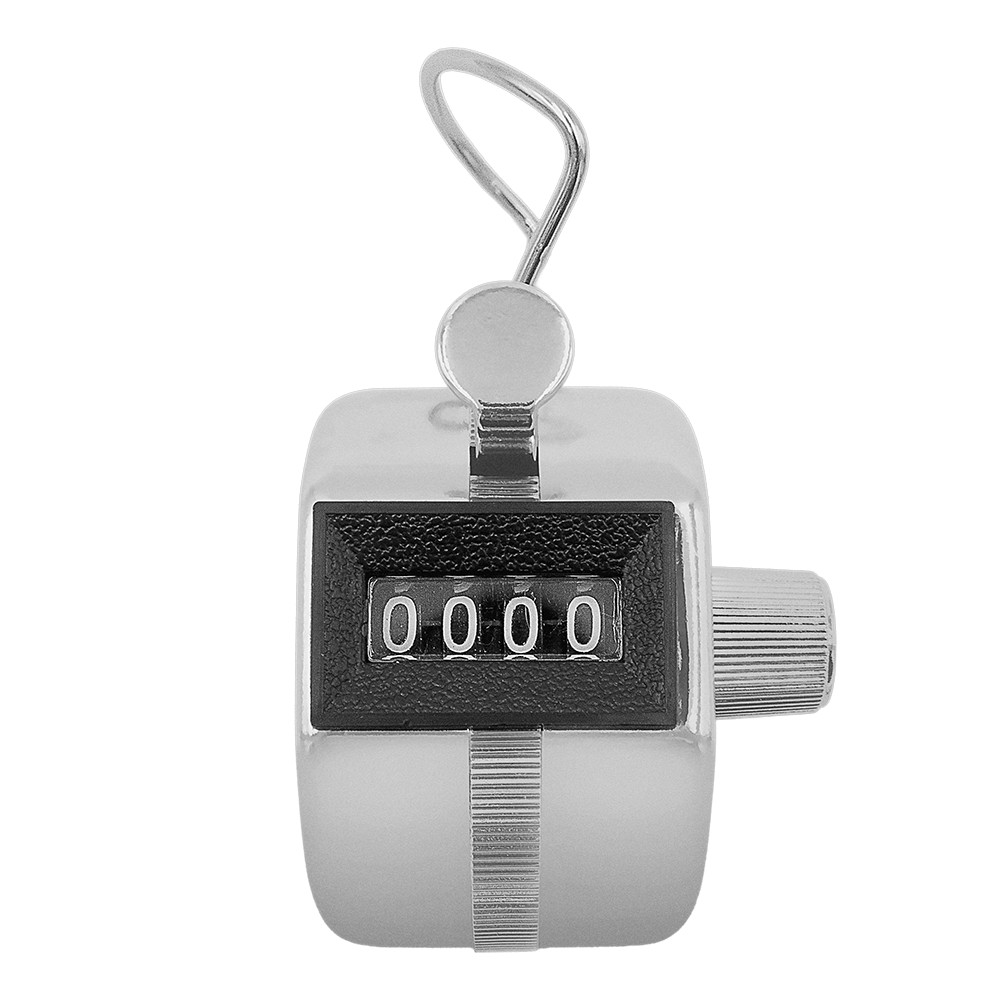 Zenport TC122 Hand Tally Counter, Silver